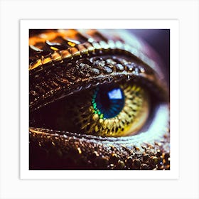 I put an eye on you Serie , Dragon Eye Art Print