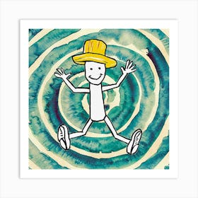 Man in a Hat Art Print