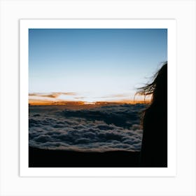 Sunset On Hawaii Art Print