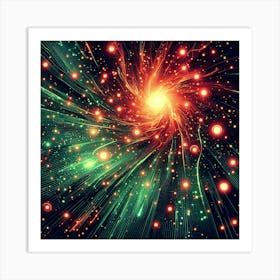 Radiant Sparks 30 1 Art Print