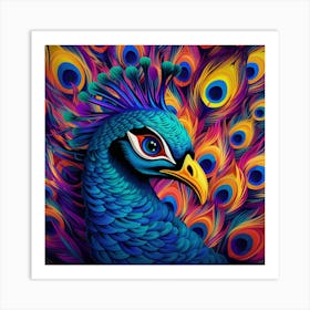 Peacock 9 Art Print