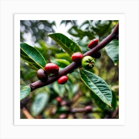 Coffee Berry Art Print