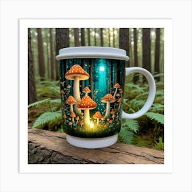 Mushroom Forest 7 Art Print