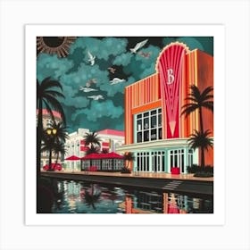 Miami Beach 2 Art Print