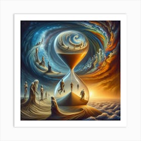 Hourglass Art Print