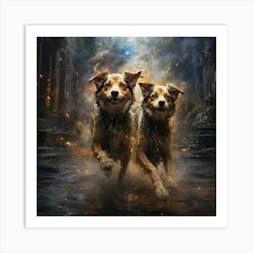 Dogs Of London Art Print