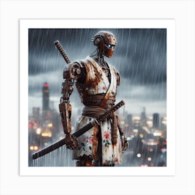 Robot 2 Art Print