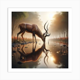 Antelope 3 Art Print