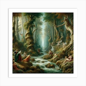 Fairytale Forest 4 Art Print