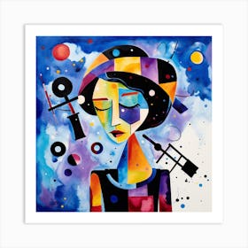 Abstract Of A Woman 25 Art Print