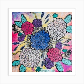 Hydrangeas Art Print