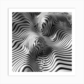 Zig Zag Art Print