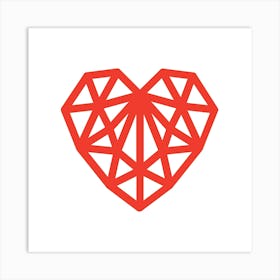 Heart Icon Art Print