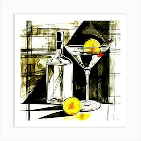 Cocktails With Vodka - Martini Up Art Print