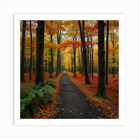 Autumn Forest Art Print