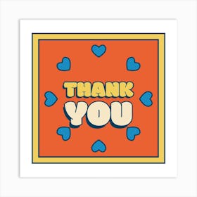 Thank You Card Art Print