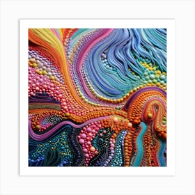 Colorful Swirls 2 Art Print