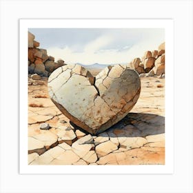 Heart Of The Desert Art Print