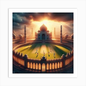 Beautiful Taj Mahal Art Print