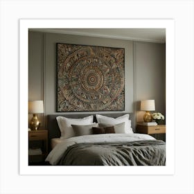 Asian Bedroom Decor Art Print