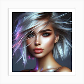 Portrait Of A Girl 15 Art Print