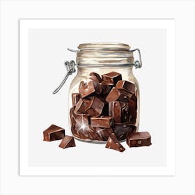 Jar Of Chocolate 2 Art Print