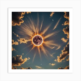 Full Moon In The Sky Art Print