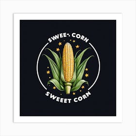 Sweetcorn As A Logo (10) Art Print