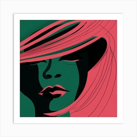 Portrait Of A Woman 59 Art Print