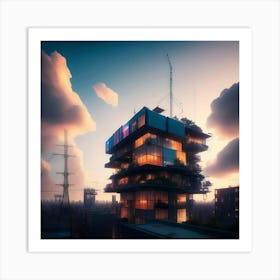 Skyscraper 1 Art Print