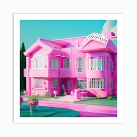 Barbie Dream House (655) Art Print