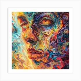 Psychedelic Painting 3 Art Print