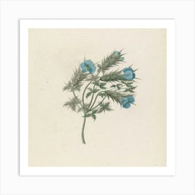 Blue Flowers Art Print