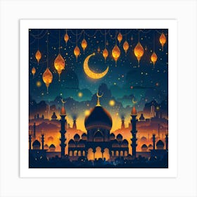 Ramadan Background 5 Art Print