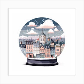 Edinburgh Scotland 1 Snowglobe Art Print