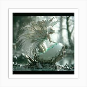 Fairy In The Egg 1 Art Print