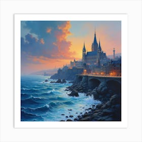 Harry Potter Castle  Art Print