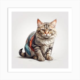 Kitty Cat Art Print