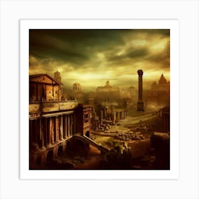 Roman City Art Print