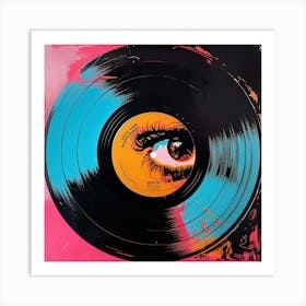 Vinyl Pop Art 4 Art Print