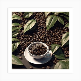 Coffee Beans 33 Art Print