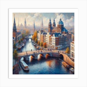 Amsterdam City 1 Art Print