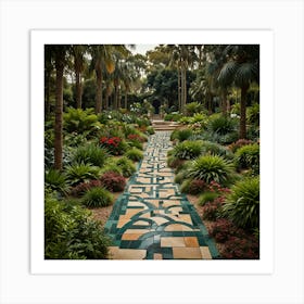 Garden Path 2 Art Print