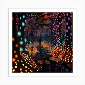 Kaleidoscope Forest Art Print