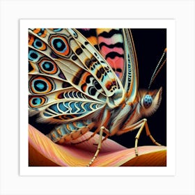 Footprint Butterfly Art 3 Art Print