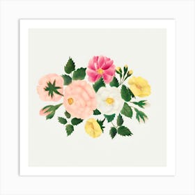 Watercolor Flowers 23 Art Print