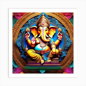 Ganesha 12 Art Print