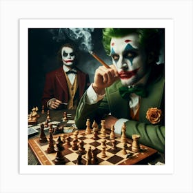 Joker Chess 4 Art Print