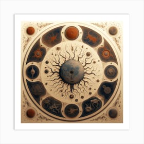 Cosmic Compass Art Print