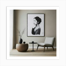 Asian Woman 2 Art Print